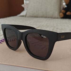 Quay Australia Matte Black Sunglasses